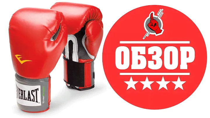 Боксерские перчатки Everlast Pro Style - Обзор (видео) / Review: Everlast Pro Style Training Gloves