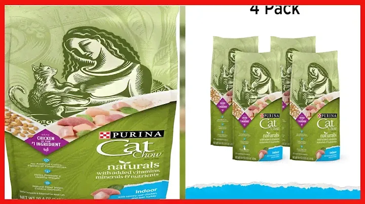 Purina Cat Chow Hairball, Healthy Weight, Indoor, Natural Dry Cat Food, Naturals Indoor - (4) 3.15lb