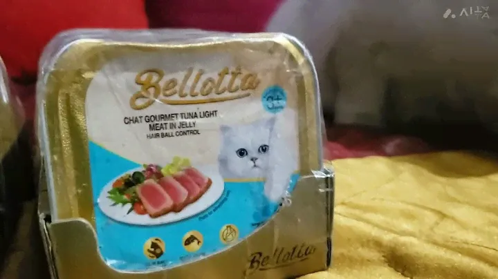 Cat food for hairball | Bellotta chat gourmet Tuna light Meat in jelly | Cat wet food